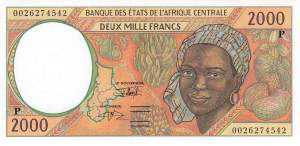 2000 Francs p.603Pg Tschad